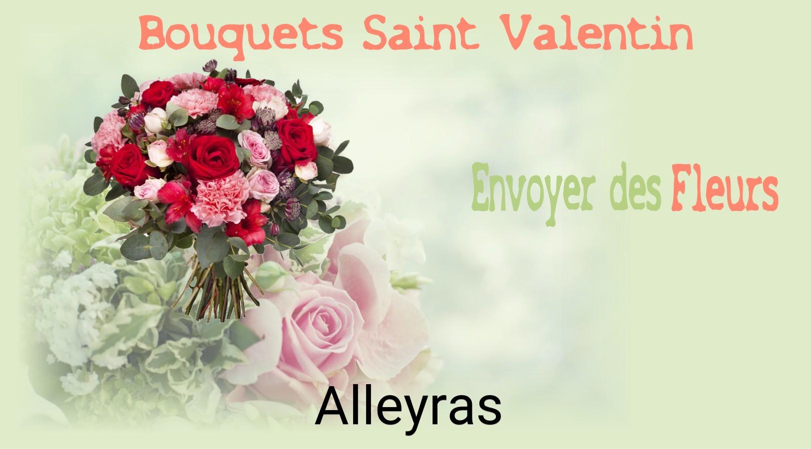 Roses de Saint-Valentin livrées à Alleyras